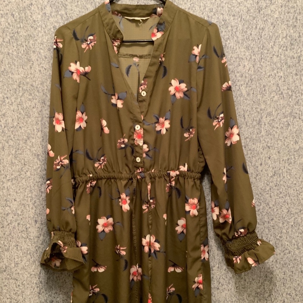 Floral midi dress